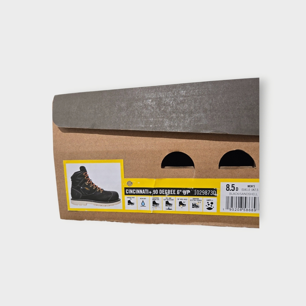 KEEN Cincinnati 6 inch Waterproof Boot Carbon Toe Size 8.5D Work Boots Worn Once - Picture 10 of 13